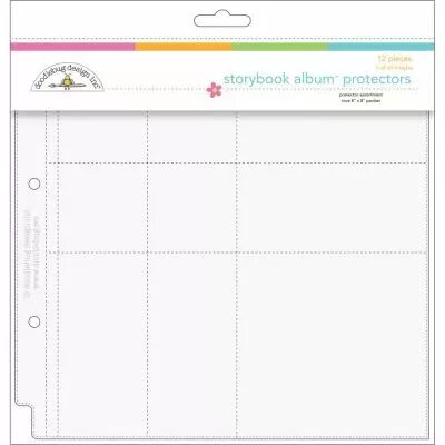 Doodlebug Page Protector Assortment 8\ X8\  12/Pkg