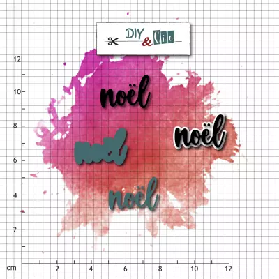 Duo die-tampon clear : No�l - DIY and Cie