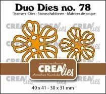 Duo Dies no. 78, Open Flowers 32