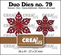 Duo Dies no. 79, Open Flowers 33 Poinsettia