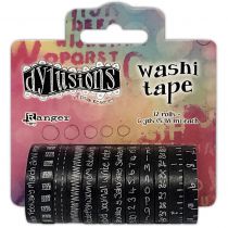 Dyan Reaveley\'s Dylusions Washi Tape Set - Black 12 rolls