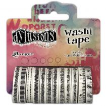 Dyan Reaveley\'s Dylusions Washi Tape Set - White 12 rolls