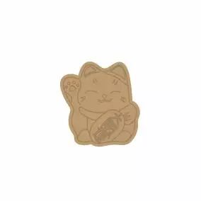 EMBELLISSEMENT BOIS CHAT MANEKI NEKO