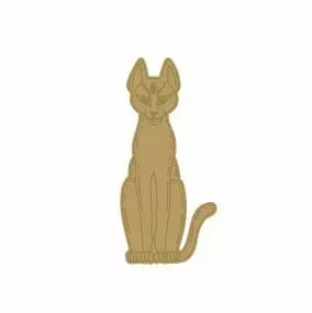 Embellissement bois chat sacr�
