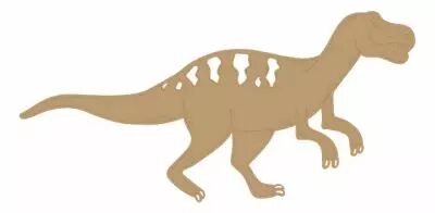 EMBELLISSEMENT BOIS DINOSAURE  TYRANNOSAURUS