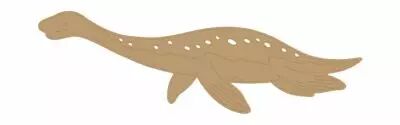 EMBELLISSEMENT BOIS DINOSAURE PLESIOSAURUS