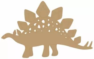 EMBELLISSEMENT BOIS DINOSAURE STEGOSAURUS