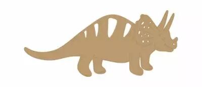 EMBELLISSEMENT BOIS DINOSAURE TRICERATOPS