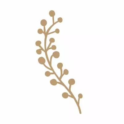 EMBELLISSEMENT BOIS FEUILLAGE 17