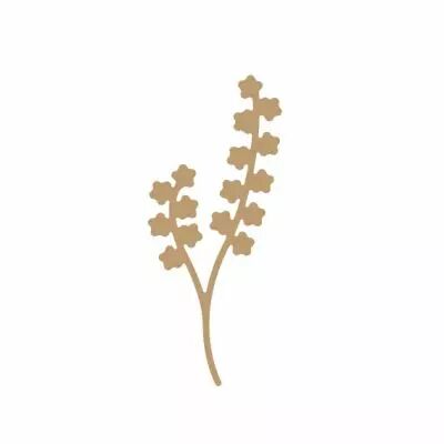 EMBELLISSEMENT BOIS FEUILLAGE EN FLEURS