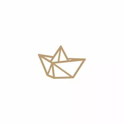 EMBELLISSEMENT BOIS GRAND BATEAU ORIGAMI