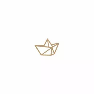 EMBELLISSEMENT BOIS PETIT BATEAU ORIGAMI