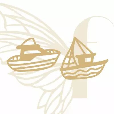 EMBELLISSEMENT EN BOIS - BATEAU
