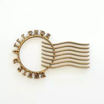 EMBELLISSEMENT EN BOIS - CACHET DE POSTE