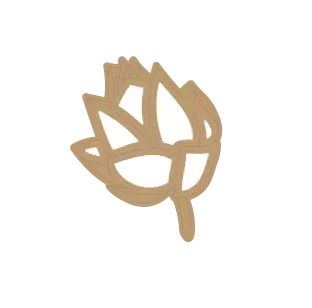 EMBELLISSEMENT EN BOIS - FLEUR EVIDEE