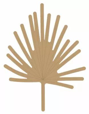 EMBELLISSEMENT EN BOIS - PALME