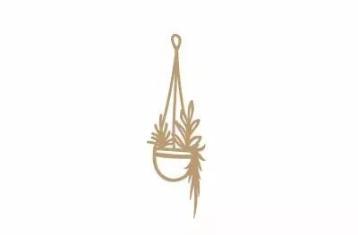 EMBELLISSEMENT EN BOIS - PLANTES SUSPENDUES