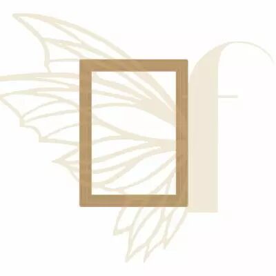EMBELLISSEMENT EN BOIS CADRE RECTANGLE