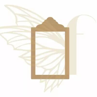 EMBELLISSEMENT EN BOIS MIROIR RECTANGLE