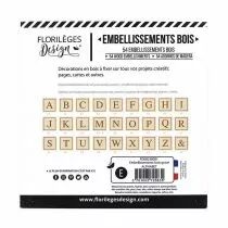 Embellissements bois alphabet 