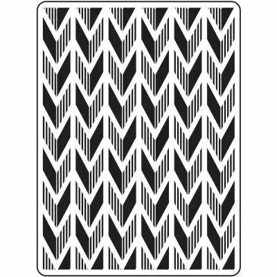 EMBOSSING FOLDER FOND FLECHE