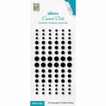 Enamel Dots Black