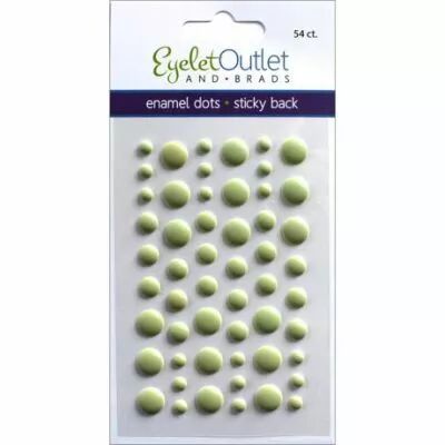 Enamel dots mats - Vert