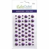 Enamel dots mats - Violet