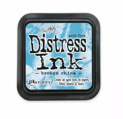 Encre Distress Ink bleu Broken China