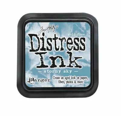 Encre Distress Ink bleu stormy sky