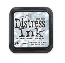 Encre Distress Ink bleu Weathered wood