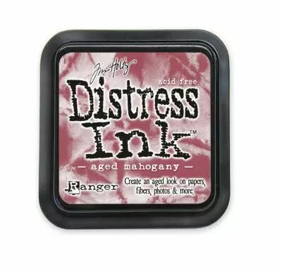 Encre Distress Ink bordeaux Aged mahogany