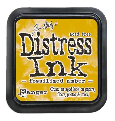 Encre Distress Ink jaune Fossilized amber