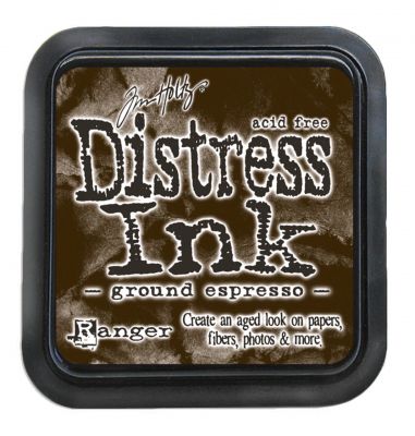 Encre Distress Ink marron ground espresso
