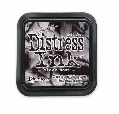Encre Distress Ink noir black soot