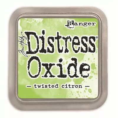 ENCRE DISTRESS OXIDE VERT TWISTED CITRON