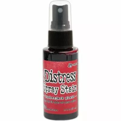 Encre Distress Spray Stain - Lumberjack Plaid