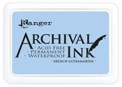 ENCRE RANGER ARCHIVAL BLEU - FRENCH ULTRAMARINE