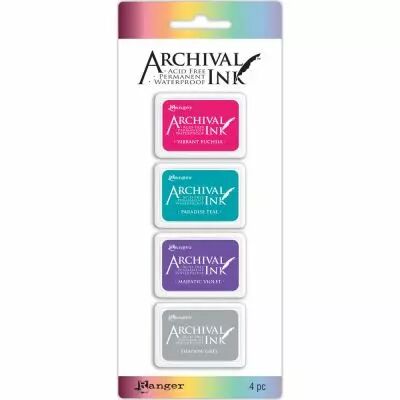 ENCRE RANGER ARCHIVAL MINI INK KIT 4