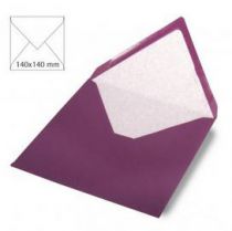 Enveloppe 14x14 cm, 90g, purple velvet