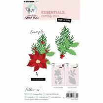 Essentials Cutting Die Festive holly