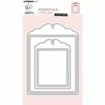 Essentials Cutting Die Scallop label