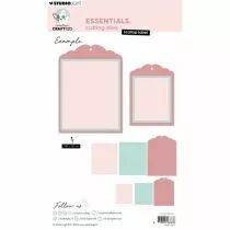 Essentials Cutting Die Scallop label