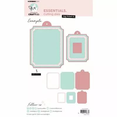 Essentials Cutting Dies Die Tag Ticket XL