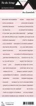 &eacute;tiquette les essentiels bande de mots rose pale