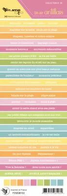 Etiquette un air antillais - bandes de mots