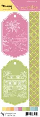 Etiquette un air antillais - illustrations c�r�monie la�que