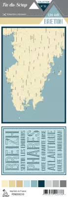 Etiquette un air breton - carte