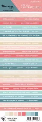 Etiquette un air camarguais - bandes de mots