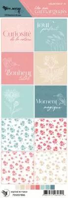 Etiquette un air camarguais - �tiquettes project life 5x5 cm